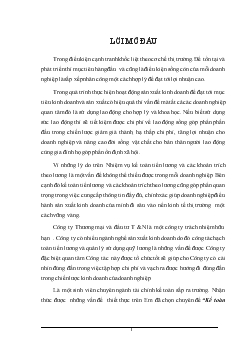 Công tác Kế toán lao động tiền lương & bảo hiểm tại Công ty TNHH thương mại & Đầu tư T&N