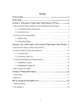 Báo cáo Thực tập tổng hợp tại Ngân hàng Công Thương Việt Nam (Incombank) 