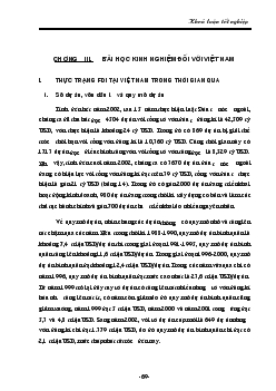 Thực trạng thu hút đầu tư trực tiếp nước ngoài tại Mĩ La Tinh. Bài học kinh nghiệm đối với Việt Nam
