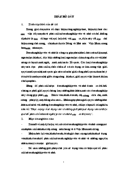 Thực trạng về sử dụng vốn và những giải pháp sử dụng vốn có hiệu quả để phát triển doanh nghiệp vừa và nhỏ ở nước ta hiện nay