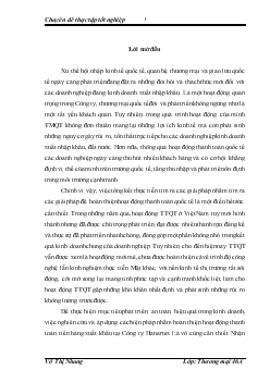 Biện pháp hoàn thiện hoạt động thanh toán tiền hàng xuất khẩu tại Công ty cổ phần Mỹ nghệ HANARTEX