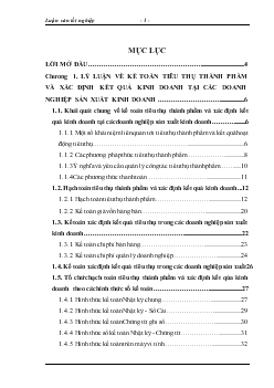 Hoàn thiện Kế toán tiêu thụ thành phẩm và xác định kết quả kinh doanh tại Công ty cổ phần ô tô TMT