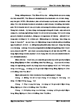 Nâng cao chất lượng tín dụng tại Sở giao dịch Ngân hàng Nông Nghiệp và Phát triển Nông thôn Việt Nam