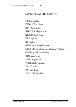 Thực trạng công tác thẩm định khả năng trả nợ của khách hàng vay vốn trung và dài hạn tại Sở giao dịch Ngân hàng Ngoại thương Việt Nam