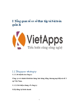 Báo cáo Thực tập tại Công ty TNHH Thương mại công viên số Toàn Cầu