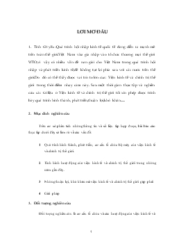 Báo cáo Thực tập tại Viện kinh tế chính trị thế giới