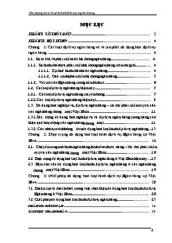 Đa dạng hoá loại hình dịch vụ ngân hàng ở VN