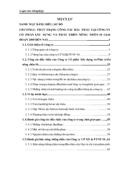 Định hướng và một số giải pháp nâng cao khả năng thắng thầu tại Công ty cổ phần xây dựng và phát triển nông thôn 10 trong thời gian tới