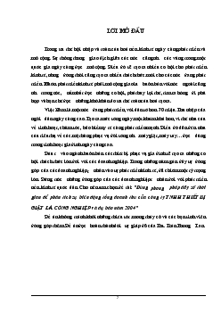 Dùng phương pháp dãy số thời gian để phân tích sự biến động tổng doanh thu của Công ty TNHH Thiết bị Giặt Là Công nghiệp và dự báo năm 2004
