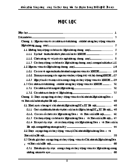 Giải pháp tăng cường công tác huy động vốn tại Ngân hàng đầu tư và phát triển (BIDV) thành phố Hà nội