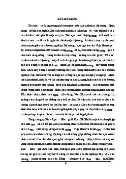 Hoàn thiện chiến lược quảng cáo của Tổng Công ty Bia - Rượu - Nước giải Khát Hà Nội