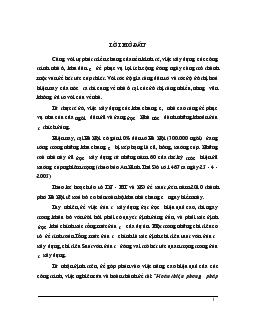 Hoàn thiện phương pháp xác định chỉ tiêu suất vốn đầu tư xây dựng khu chung cư, nhà cao tầng
