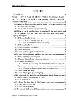 Kế toán bán hàng và xác định kết quả kinh doanh tại Công ty TNHH Dược phẩm Nata-Hoalinh (nhật ký chứng từ)