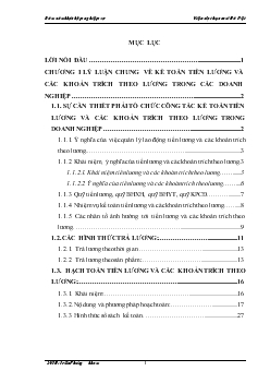 Kế toán tiền lương và các khoản trích theo lương tại Công ty cổ phần Thành phố Mặt Trời (nhật ký chung)