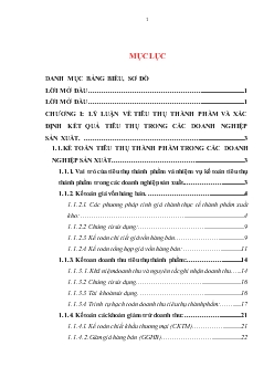 Kế toán tiêu thụ và xác định kết quả kinh doanh tại Công ty cổ phần Mặt Trời Vàng