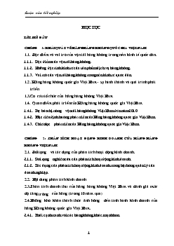 Một số giải pháp nhằm nâng cao hiệu quả kinh doanh vận tải hàng không của hãng hàng không Quốc gia VN - Vietnam Airlines