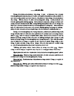 Những giải pháp nhằm hoàn thiện và nâng cao chất lượng khoán công trình ở Công ty cơ giới và xây lắp số 12