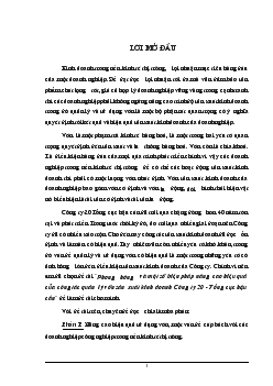 Phương hướng và một số biện pháp nâng cao hiệu quả của công tác quản lý vốn sản xuất kinh doanh Công ty 20 - Tổng cục hậu cần