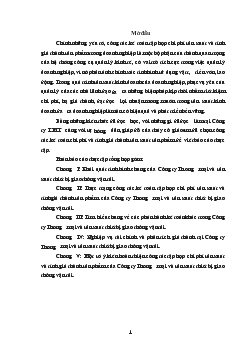 Thực trạng công tác kế toán tập hợp chi phí sản xuất và tính giá thành sản phẩm của Công ty Thương mại và sản xuất thiết bị giao thông vận tải