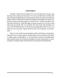 Thực trạng huy động và sử dụng vốn đầu tư phát triển trong các Doanh nghiệp nhà nước ở Việt Nam