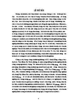 Thực trạng sử dụng vốn tại Công ty Xây dựng Công trình Hàng không