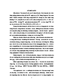 Thực trạng thanh toán không dùng tiền mặt tại chi nhánh Ngân hàng thương mại cổ phần Công Thương (VietinBank) Khu vực 2 - Hai Bà Trưng - Hà Nội