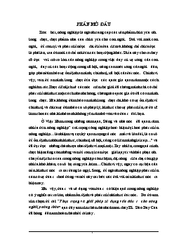 Thực trạng và giải pháp sử dụng vốn đầu tư cho nông nghiệp nông thôn