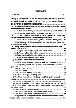 Tổ chức công tác kế toán thành phẩm và tiêu thụ thành phẩm tại Công ty Cơ Khí Quang Trung
