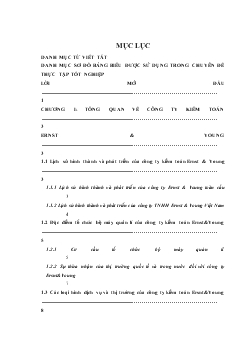 Báo cáo Hoàn thiện kiểm toán khoản mục tài sản cố định trong kiểm toán tài chính do Công ty TNHH Ernst và Young Việt Nam thực hiện