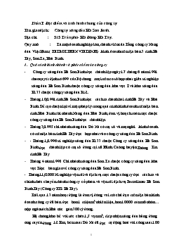 Báo cáo Thực tập tại Công ty xăng dầu Hà Sơn Bình
