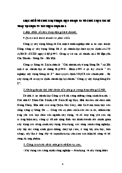 Báo cáo Thực tập tại Công ty xây dựng Sông đà 1