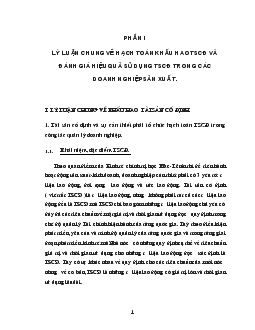 Công tác quản lý và hạch toán khấu hao tài sản cố định và nâng cao hiệu quả sử dụng tài sản cố định trong các Doanh nghiệp sản xuất