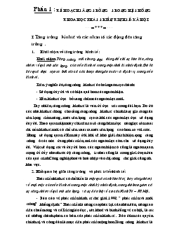 Đề án Kế hoạch tăng trưởng trong hệ thống khoa học phát triển kinh tế - Xã hội và kế hoạch hoá tăng trưởng kinh tế thời kỳ tới < kế hoạch hoá>