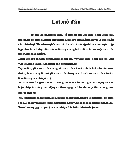 Động cơ, nhu cầu của người lao động và các biện pháp tác động đến động cơ theo hướng có lợi cho mục tiêu chung của doanh nghiệp