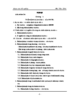 Dự án đầu tư và thẩm định dự án đầu tư của chi nhánh Ngân hàng đầu tư và phát triển (BIDV) Hà Tây