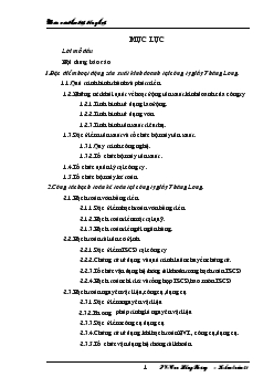 Kế toán tổng hợp tại Công ty giầy Thăng Long