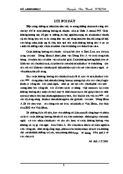 Khủng hoảng tài chính - Tiền tệ Châu Á: diễn biến nguyên nhân và tác động của nó đến FDI ở Việt Nam