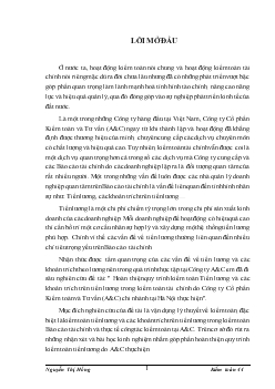 Kiểm toán tiền lương và các khoản trích trên tiền lương trong kiểm toán tài chính do Công ty cổ phần Kiểm toán và Tư vấn (A&C) chi nhánh tại HN (nhật ký chung)