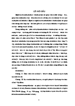 Lý luận về tích luỹ tư bản và vận dụng vào tình hình thực tiễn ở Việt Nam trong giai đoạn hiện nay