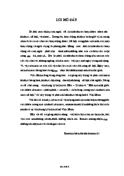 Mối quan hệ giữa các khâu sản xuất - Phân phối - trao đổi - tiêu dùng trong quá trình tái sản xuất xã hội. Thực trạng và vận dụng