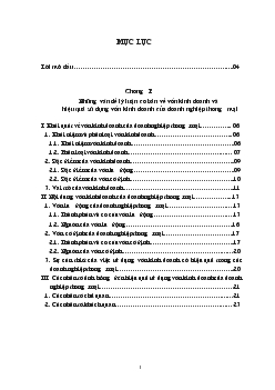 Một số biện pháp nhằm nâng cao hiệu quả sử dụng vốn kinh doanh ở Công ty xăng dầu Bắc Tây Nguyên