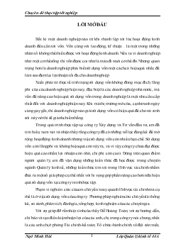 Một số giải pháp nhằm nâng cao hiệu quả sử dụng vốn tại Công ty Xây dựng và Tư vấn đầu tư