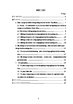Một số giải pháp phát triển xuất khẩu hàng nông sản chế biến ở Việt Nam
