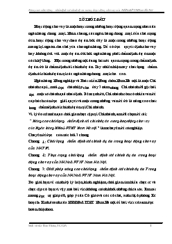 Nâng cao chất lượng thẩm định tài chính dự án trong hoạt động cho vay của Ngân hàng nông nghiệp và phát triển nông thôn (AgriBank) Nam Hà Nội