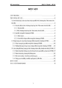 Những vấn đề về việc thực hiện giá bồi thường giải phóng mặt bằng khi nhà nước thu hồi đất