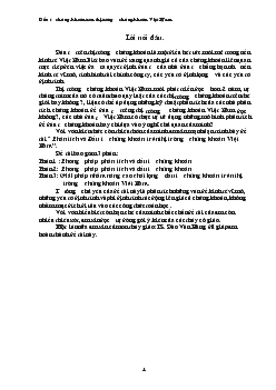 Phân tích và Đầu tư chứng khoán trên thị trường chứng khoán Việt Nam
