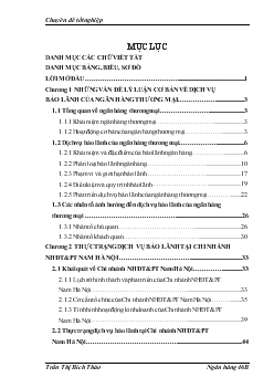 Phát triển dịch vụ bảo lãnh tại Chi nhánh Ngân hàng đầu tư và phát triển (BIDV) Nam Hà Nội