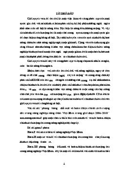 Phương hướng đổi mới và hoàn thiện chính sách ruộng đất trong nông nghiệp nông thôn Việt Nam trong giai đoạn 2006-2010