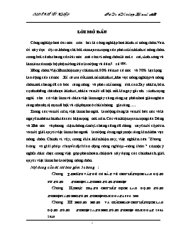 Phương hướng và giải pháp chuyển dịch lao động nông nghiệp - Nông thôn sang phi lao động