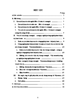 Quan điểm của chủ nghĩa Mác-Lênin về con người và vấn đề xây dựng con người trong sự nghiệp CNH-HĐH ở nước ta